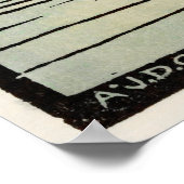 Bald-structuur Poster (Hoek)