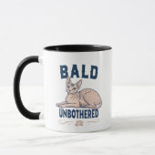 Bald Unbothered Sphynx Cat Graphic Art Mok (Links)