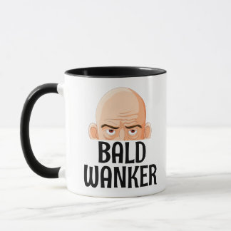  Bald wanker mug, Christmas Gift for someone bald Mok