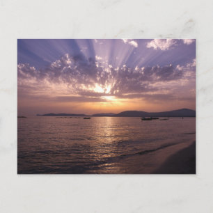 Balda Beach Sunset Briefkaart