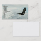 Baldenarend en bergen visitekaartje (Voorkant / Achterkant)
