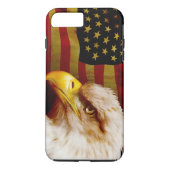 Baldenarend met vlag Case-Mate iPhone case (Achterkant)
