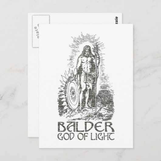 Balder Briefkaart (Voorkant / Achterkant)