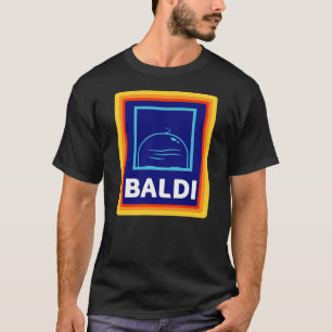 Baldi Kaal hoofd Aldi Logo T-shirt