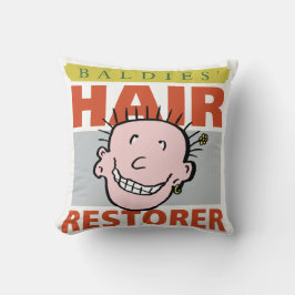 Baldies Hair Restorer. Bald Man Gift Kussen