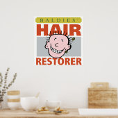 Baldies Hair Restorer Poster (Keuken)