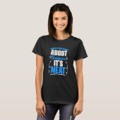 Baldness Het is een nette hairless Bald Hea T-shirt (Voorkant volledig)