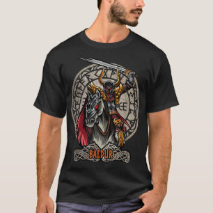 Baldur Norse Mythology Valhalla Viking Noordse God T-shirt