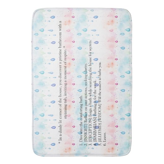 Baldur's Gate 3 geïnspireerd Badmat (Voorkant Verticaal)