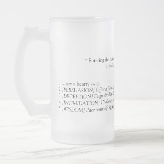 Baldur's Gate 3 geïnspireerd Matglas Bierpul (Links)