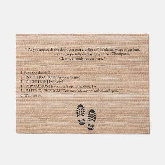 Baldur's Gate 3 Geïnspireerde Deurmat (Voorkant)