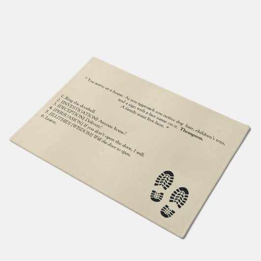 Baldur's Gate 3 Geïnspireerde Deurmat (Schuin)