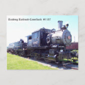 Baldwin Built Reading Railroad Camelback #1187 Briefkaart (Voorkant)