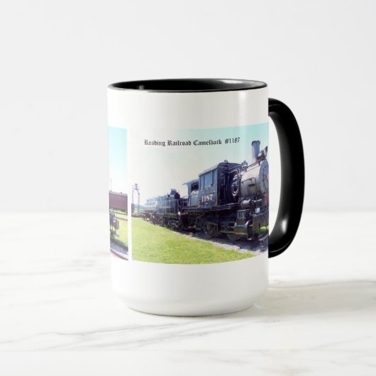 Baldwin Built Reading Railroad Camelback #1187 Mok (Voorkant rechts)