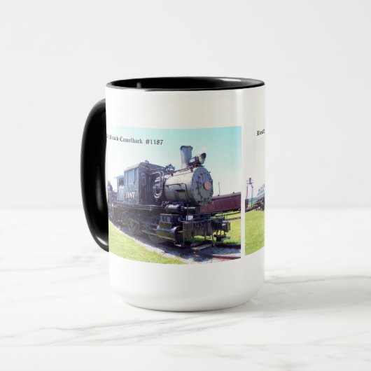 Baldwin Built Reading Railroad Camelback #1187 Mok (Voorkant links)