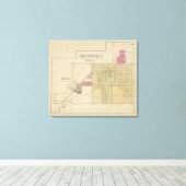 Baldwin City, Douglas County, Kansas Canvas Afdruk (Insitu (Houten vloer))