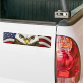 Baldwin De Schattige Amerikaanse Zeearend Bumpersticker (Op Truck)