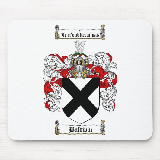 BALDWIN FAMILIE CREST - BALDWINCOAT VAN WAPENS MUISMAT (Voorkant)