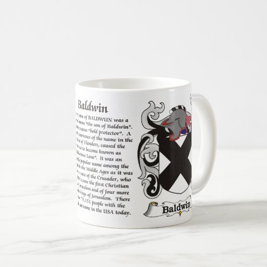 Baldwin - gezinscolat van de Mok van wapens (Voorkant rechts)