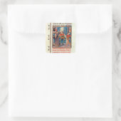 Baldwin I Zesde graaf van Hainaut vol Vierkante Sticker (Tas)