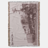  Baldwin Locomotief Gooi Deken (Voorkant Verticaal)