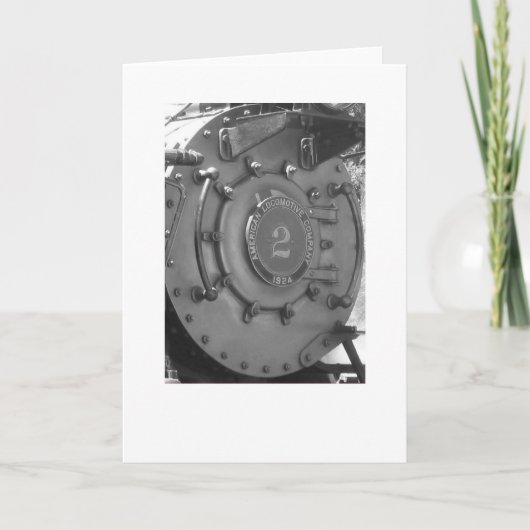 Baldwin-locomotief Kaart (Voorkant)