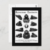 Baldwin-locomotieven, inkomsten briefkaart (Voorkant / Achterkant)