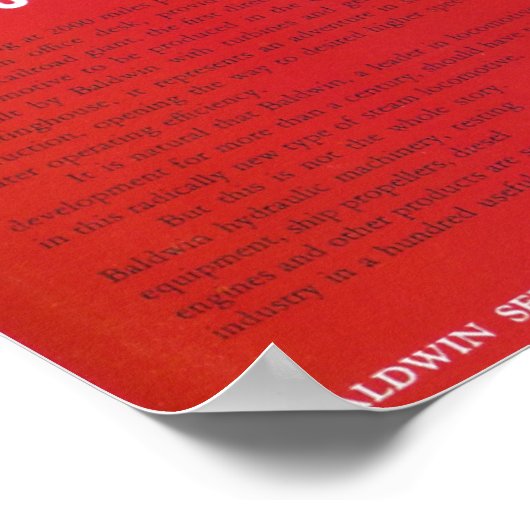 Baldwin Locomotive werkt stoomturbine Locomotive. Poster (Hoek)