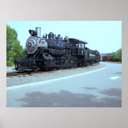 Baldwin Locomotive Works # 15 - Rahway Valley RR Poster (Voorkant)