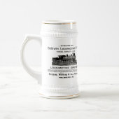 Baldwin Locomotive Works 1895 Beer Stein Bierpul (Links)