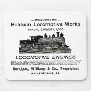 Baldwin Locomotive Works 1895 Muismat
