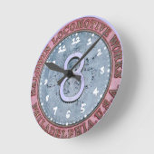 Baldwin Locomotive Works bouwt Bord wandklok (Hoek)