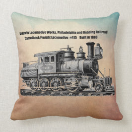 Baldwin Locomotive Works Camelback #415 Kussen