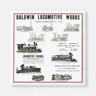 Baldwin Locomotive Works Magneet