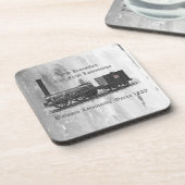 Baldwin Locomotive Works, Old Ironsides 1832 Bier Onderzetter (Linkerzijde)