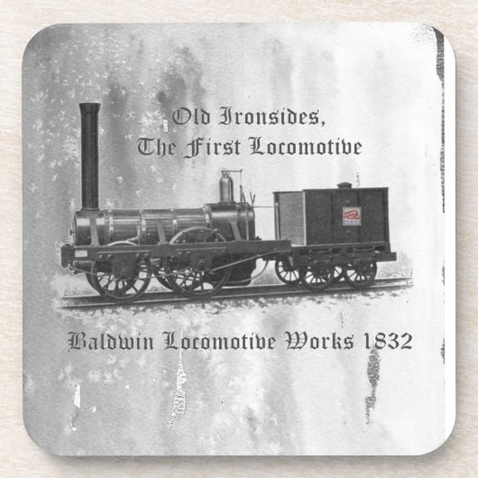 Baldwin Locomotive Works, Old Ironsides 1832 Bier Onderzetter (Voorkant)