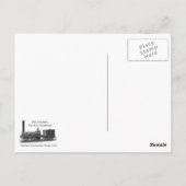 Baldwin Locomotive Works, Old Ironsides 1832 Briefkaart (Achterkant)