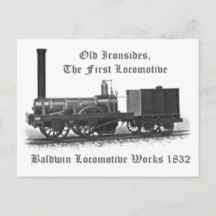 Baldwin Locomotive Works, Old Ironsides 1832 Briefkaart