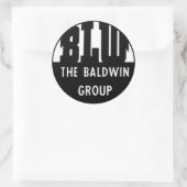 Baldwin Locomotive Works Ronde Sticker (Tas)