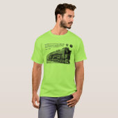 Baldwin Locomotive Works S-2 PRR Steam Turbine T-shirt (Voorkant volledig)