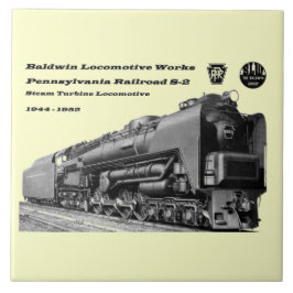 Baldwin Locomotive Works S-2 PRR Steam Turbine Tegeltje