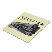 Baldwin Locomotive Works S-2 PRR Steam Turbine Tegeltje (Zijkant)