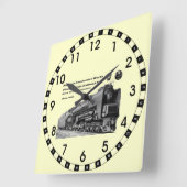 Baldwin Locomotive Works S-2 PRR Steam Turbine Vierkante Klok (Hoek)