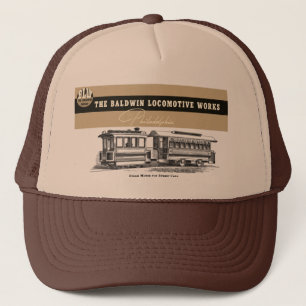 Baldwin Locomotive Works Steam Street Cars Trucker Pet