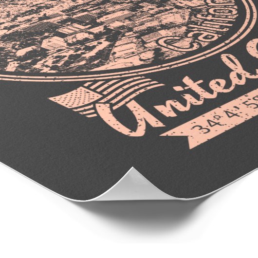 BALDWIN PARK CALIFORNIA - SAN GABRIEL VALLEY POSTER (Hoek)