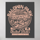 BALDWIN PARK CALIFORNIA - SAN GABRIEL VALLEY POSTER (Voorkant)