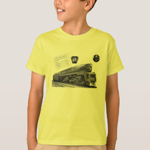 Baldwin-Pennsylvania Railroad T-1 Steam Locomotive T-shirt