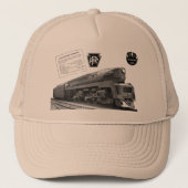 Baldwin-Pennsylvania Railroad T-1 Steam Locomotive Trucker Pet (Voorkant)