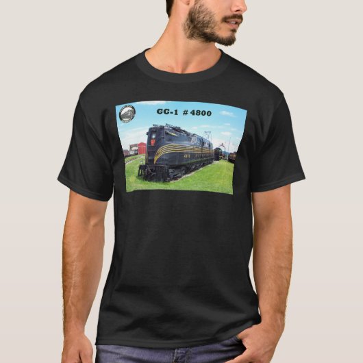 Baldwin - PRR locomotief GG-1 #4800 T-shirt (Voorkant)