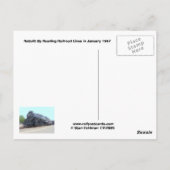 Baldwin — Reading Railroad Locomotive 2124 Briefkaart (Achterkant)